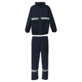 Barron Essential Rain Suit with Tape - Navy/Reflect