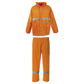 Barron Essential Rain Suit with Tape - Safety Orange/Reflect