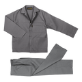 Barron Budget Poly Cotton Conti Suit - Grey