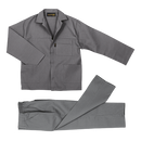 Barron Budget Poly Cotton Conti Suit - Grey