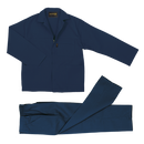 Barron Budget Poly Cotton Conti Suit - Navy