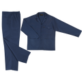 Barron Supreme Poly Cotton Conti Suit - Navy