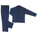 Barron Supreme Poly Cotton Conti Suit - Navy
