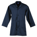 Barron Poly Cotton Dust Coat - Navy