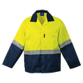Premier Conti Jacket with Reflective - Safety Yellow/Dark Navy