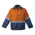 Premier Conti Jacket with Reflective - Safety Orange/Navy