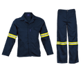 Barron Supreme Poly Cotton Conti Suit with Reflective - Dark Navy