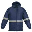 Ground Zero Jacket with Reflective Tape - Navy