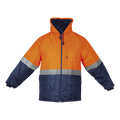 Two Tone Ground Zero Jacket - Navy/Orange