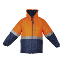 Two Tone Ground Zero Jacket - Navy/Orange
