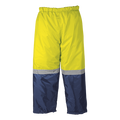 Two Tone Ground Zero Pants - Navy/Yellow