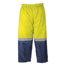 Two Tone Ground Zero Pants - Navy/Yellow