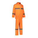 Rebel AquaSkin Rubberised Hi-Viz Reflective Orange Rain Suit