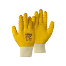 REBEL Tru Touch Yellow Comarex Knit Wrist Standard Gloves