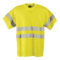 150g Poly Cotton Safety T-Shirt with tape - Safety Yellow