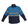 Shaft Safety Shirt Long Sleeve - Navy/Blue