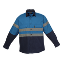 Shaft Safety Shirt Long Sleeve - Navy/Blue