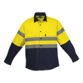 Shaft Safety Shirt Long Sleeve - Navy/Yellow