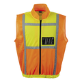 Contract Sleeveless Reflective Vest - Safety Yellow/Orange