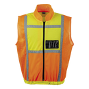 Contract Sleeveless Reflective Vest - Safety Yellow/Orange