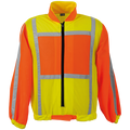 Contract Long Sleeve Reflective Vest - Safety Yellow/Orange
