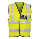 Contract PVC Waistcoat - Safety Yellow