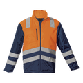 Fleet Jacket - Safety Orange/Navy
