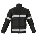 Henli Puffer Hi Vis Jacket - Black