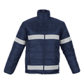 Henli Puffer Hi Vis Jacket - Navy