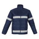 Henli Puffer Hi Vis Jacket - Navy