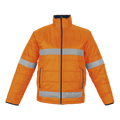 Henli Puffer Hi Vis Jacket - Orange