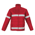 Henli Puffer Hi Vis Jacket - Red