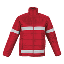 Henli Puffer Hi Vis Jacket - Red