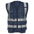 Barron Cue Safety Vest - Navy/Navy