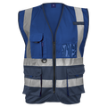 Barron Cue Safety Vest - Navy/Royal