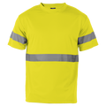 135g Essential T-Shirt with Tape - Safety Yellow