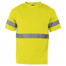 135g Essential T-Shirt with Tape - Safety Yellow