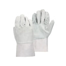REBEL Tru Touch Chrome Leather Gloves Wrist Length