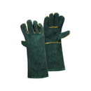 REBEL Tru Touch Green Lined Welders Elbow Gloves 40cm
