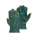 REBEL Tru Touch Green Lined Welders Wrist Gloves