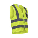 REBEL Solid Lime Reflective Vest