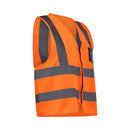 REBEL Solid Orange Reflective Vest