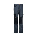 REBEL Ladies Tech Gear Acid Flame Trousers Airforce Blue